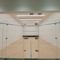 天津實驗學校兩套批蕩式壁球館